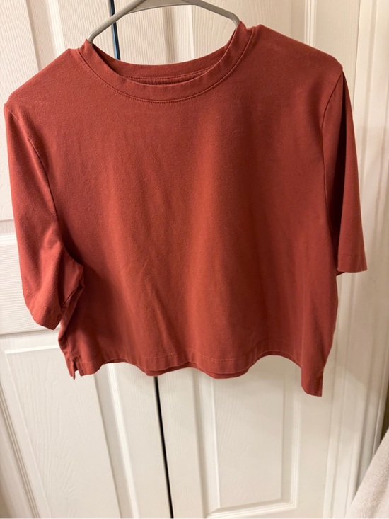 a new day Tops - a new day Deep Rust Crewneck Tee